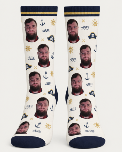 Chaussettes officielles du Capitaine – Motif marin
