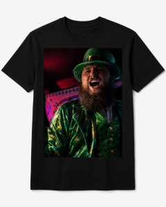 T-shirt noir officiel du Capitaine – Tenue de Leprechaun